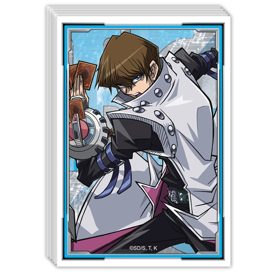 Yugi & Kaiba Quarter Century Card Sleeves - 100 Sleeves (50 Of Each Design) - Official Konami YuGiOh