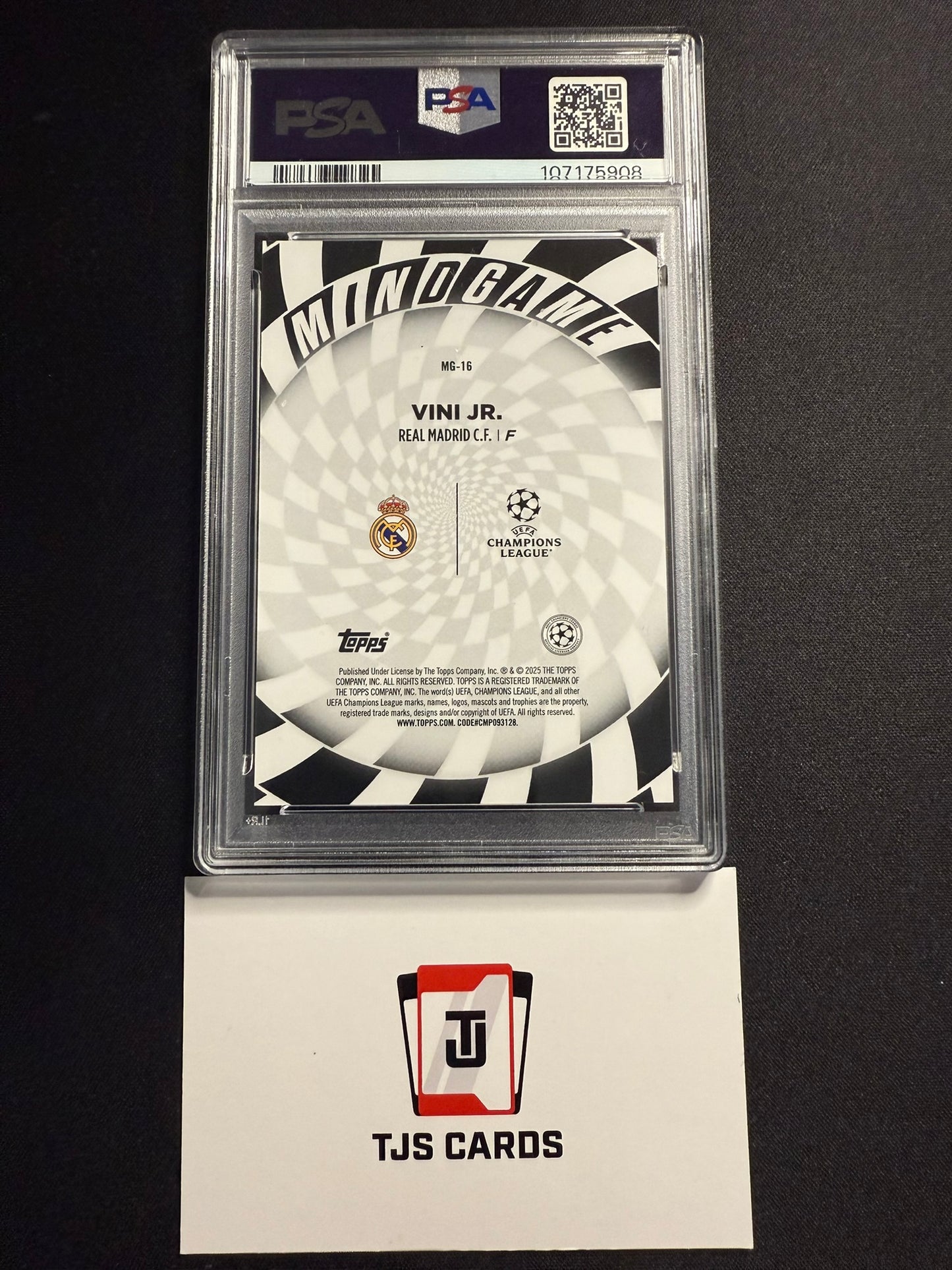 Vini Jr - PSA 8 - Mindgame - TOPPS UCC 2024/25