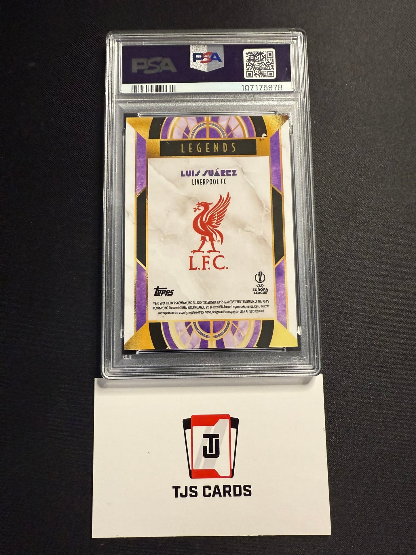 Luis Suarez - PSA 9 - Auto /25 - TOPPS Deco UCC 2024/25