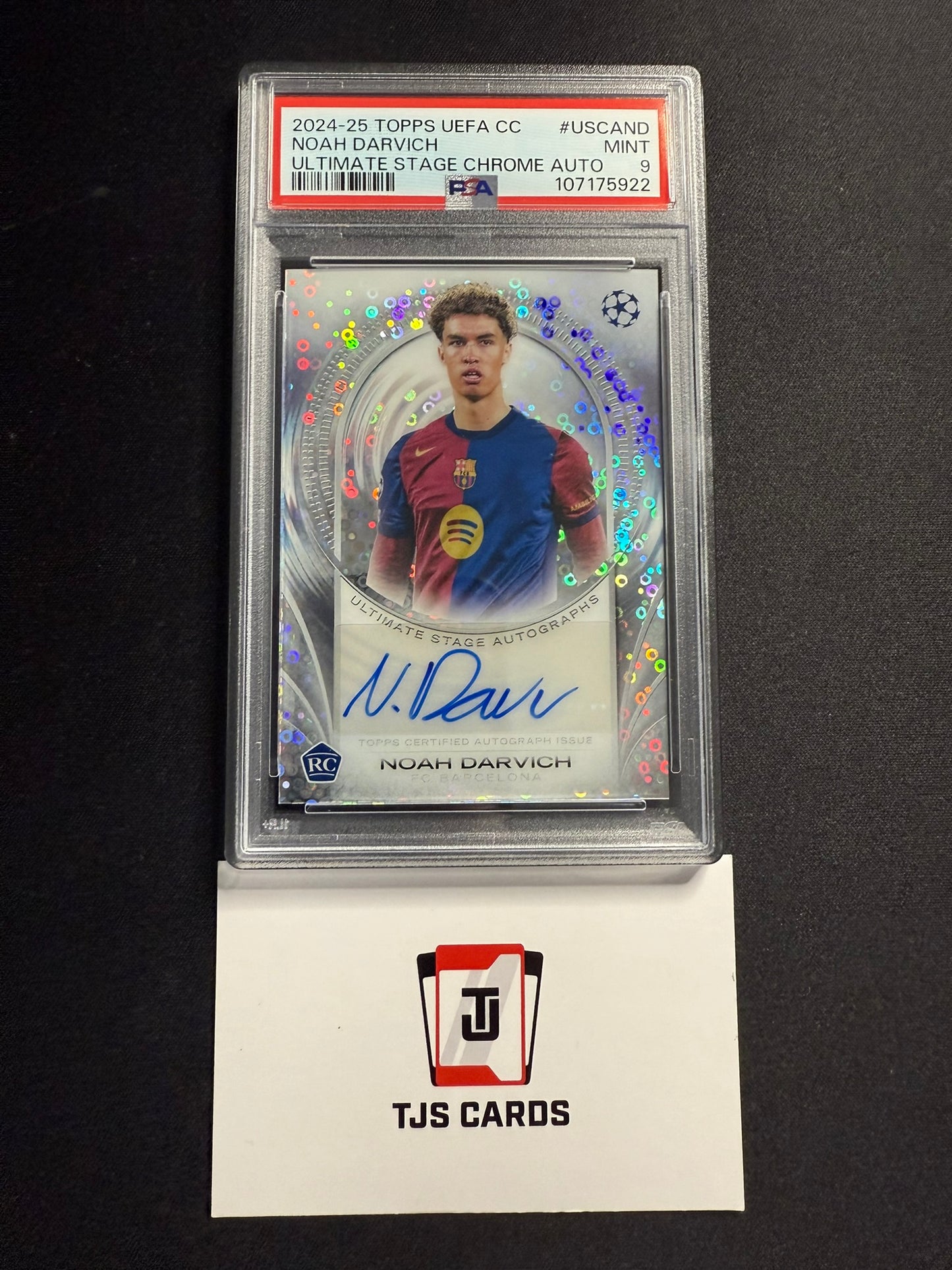 Noah Darvich - PSA 9 - Ultimate Stage Rookie Auto - TOPPS UCC 2024/25