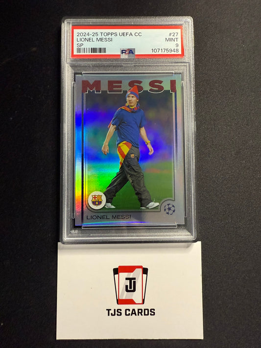 Lionel Messi - PSA 9 - SP Image Variation - TOPPS UCC 2024/25