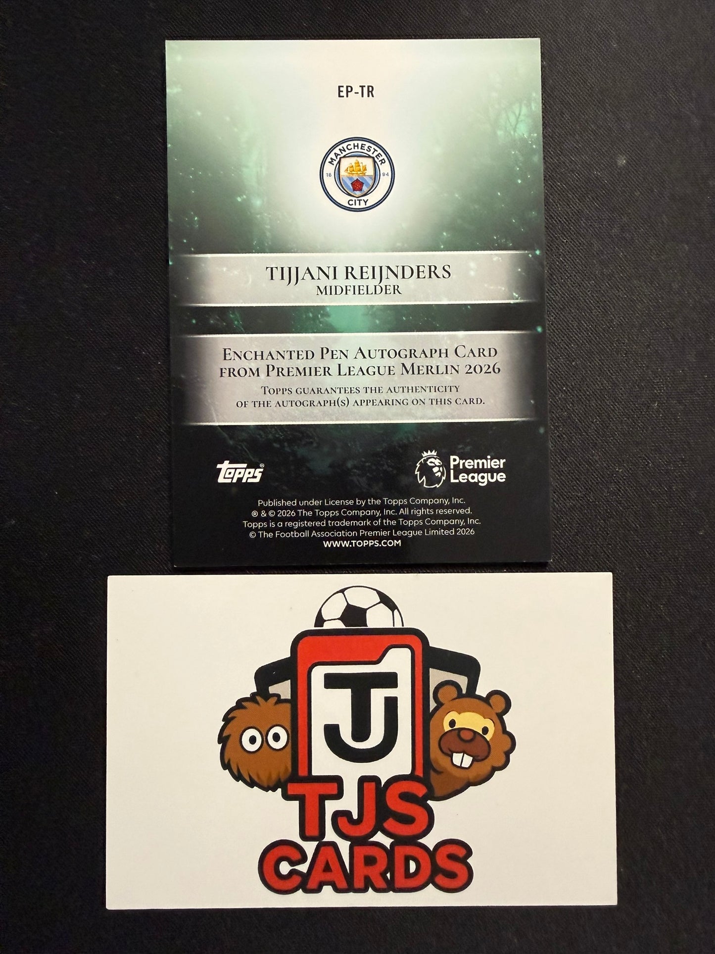 Tijjani Reijnders - Enchanted Pen Auto - TOPPS Merlin Premier League 2026
