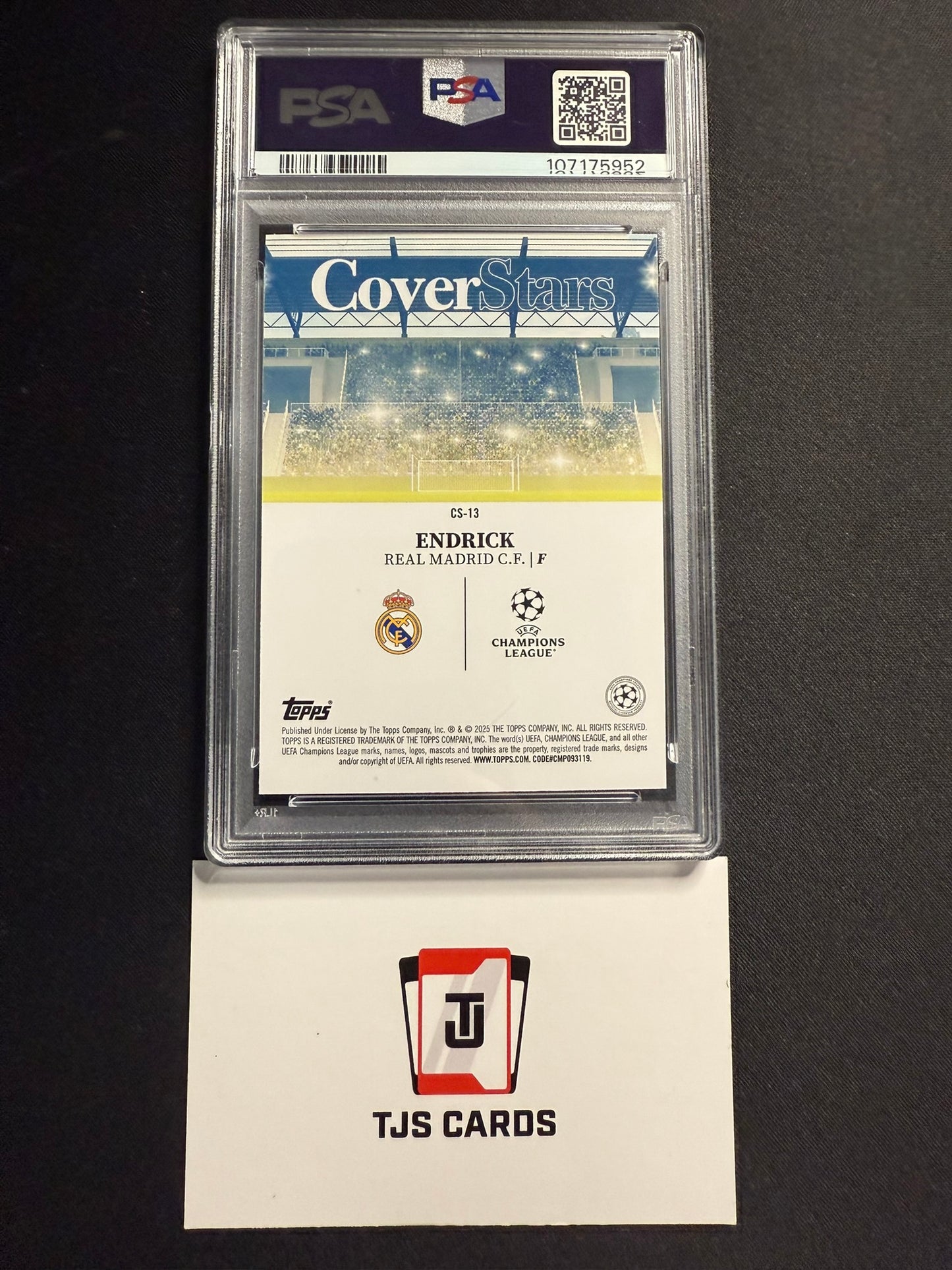 Endrick - PSA 10 - Rookie Cover Stars - TOPPS UCC 2024/25
