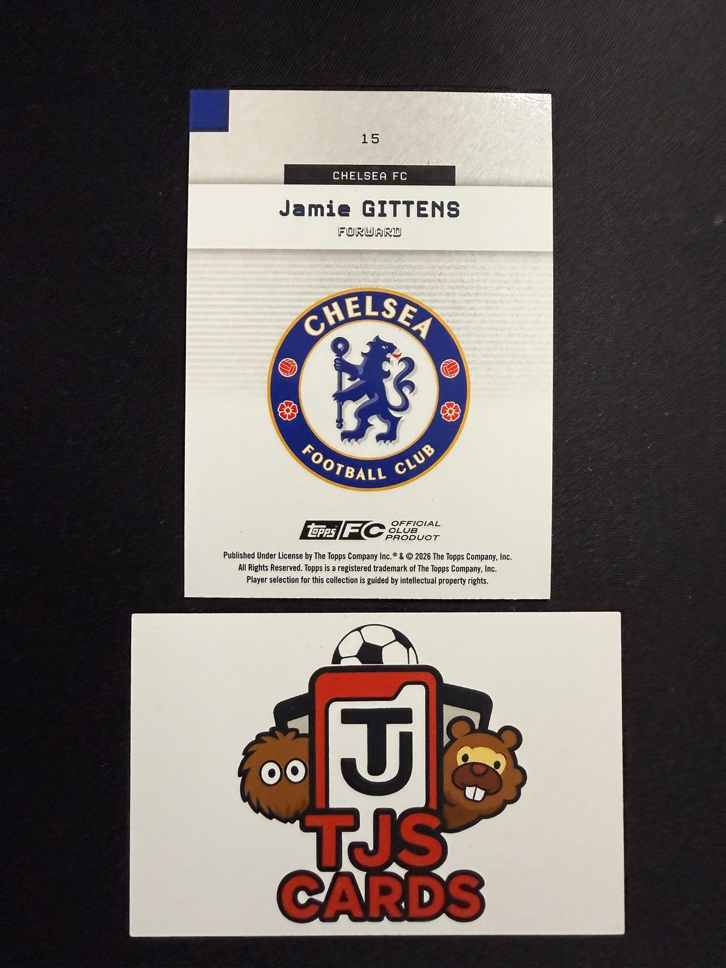 Jamie Gittens - Blue Cracked Ice /150 - TOPPS Chelsea Team Set 2025/26