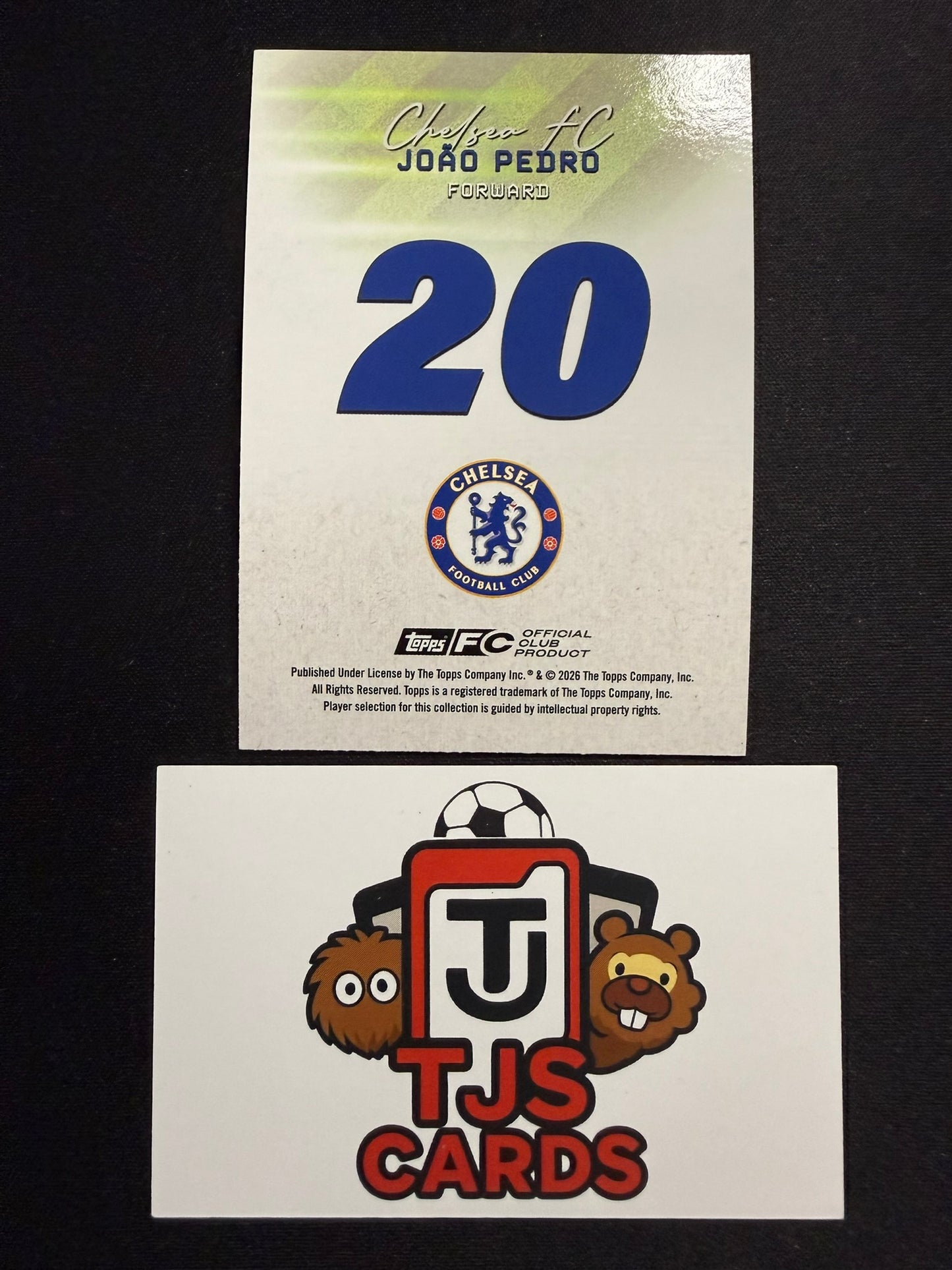 Joao Pedro - Gold Golden Hour /50 - TOPPS Chelsea Team Set 2025/26
