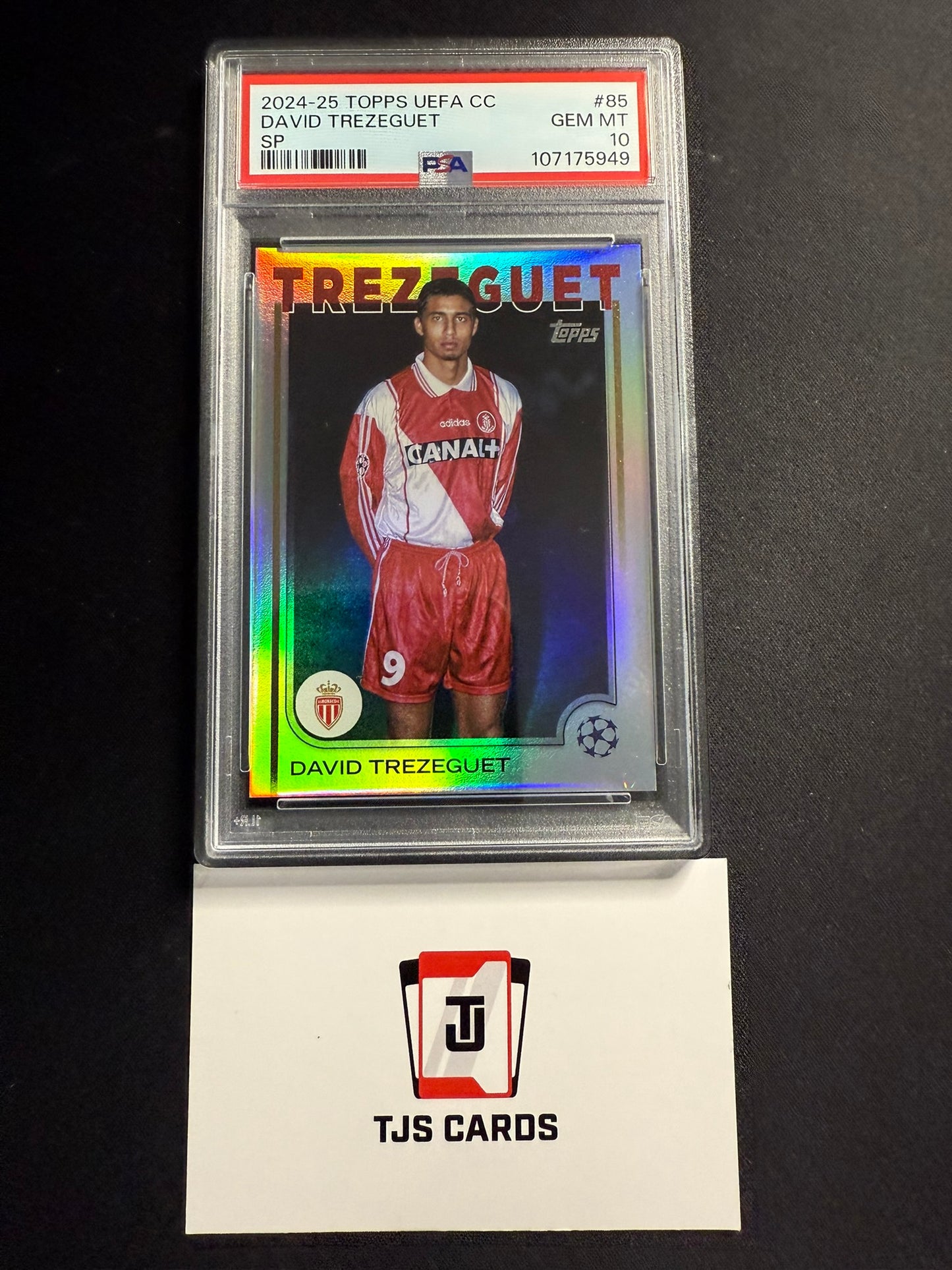 David Trezeguet - PSA 10 - Image Variation SP - TOPPS UCC 2024/25