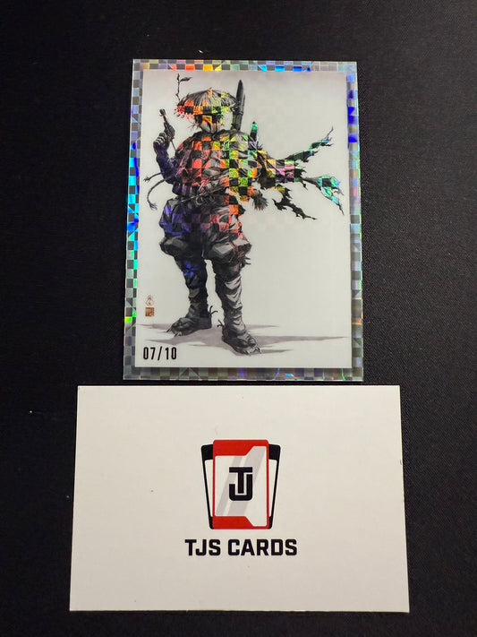 Galactic Visions Art GV-4 - X-Fractor /10 - TOPPS Star Wars Galaxy Chrome 2023
