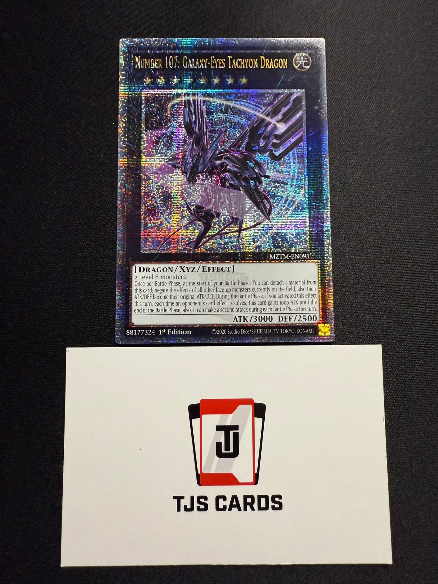 Number 107: Galaxy-Eyes Tachyon Dragon - Quarter Century Secret MZTM-EN091 - YuGiOh