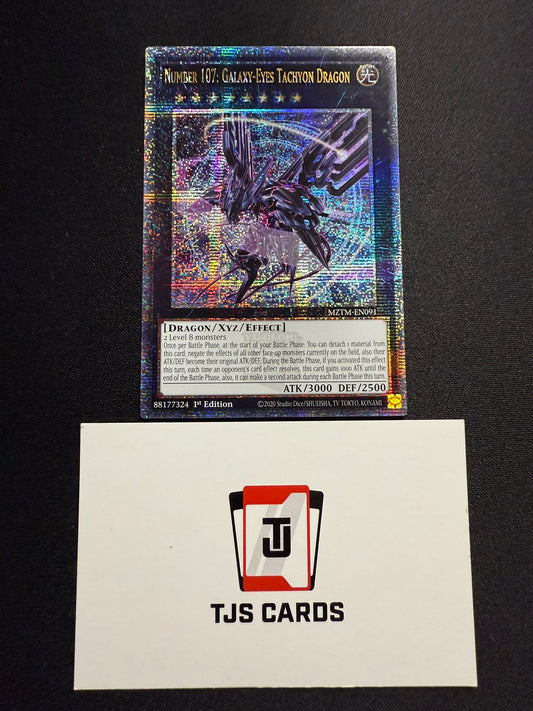 Number 107: Galaxy-Eyes Tachyon Dragon - Quarter Century Secret MZTM-EN091 - YuGiOh