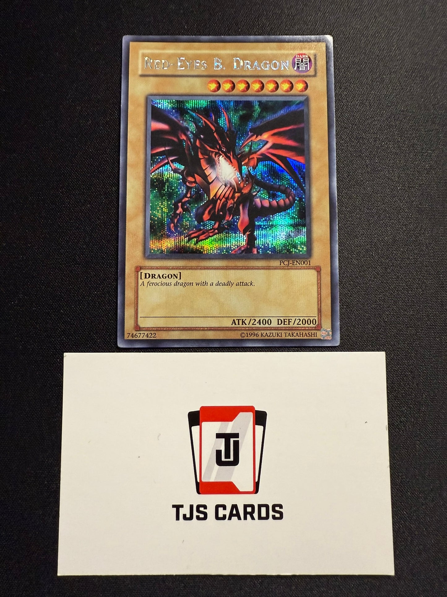 Red-Eyes B. Dragon - Prismatic Secret Rare PCJ-EN001 - LP - YuGiOh