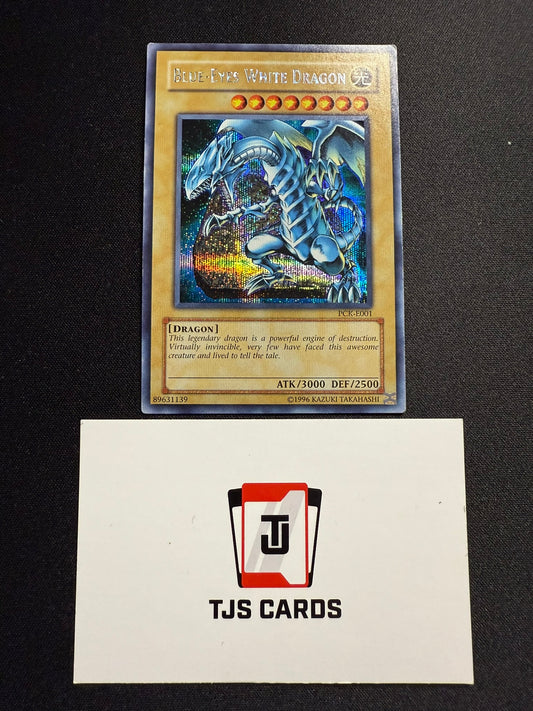Blue-Eyes White Dragon - Prismatic Secret Rare PCK-E001 - MP - YuGiOh
