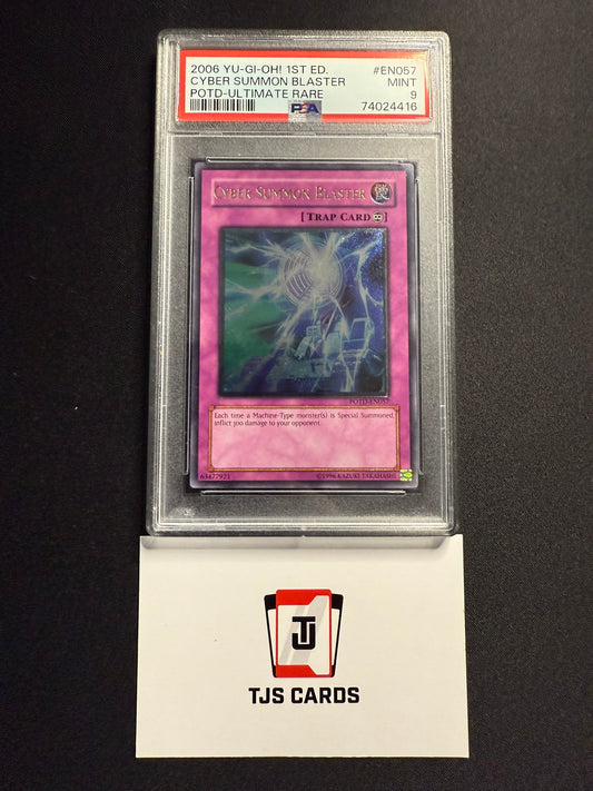 Cyber Summon Blaster - PSA 9 - Ultimate Rare POTD-EN057 - YuGiOh