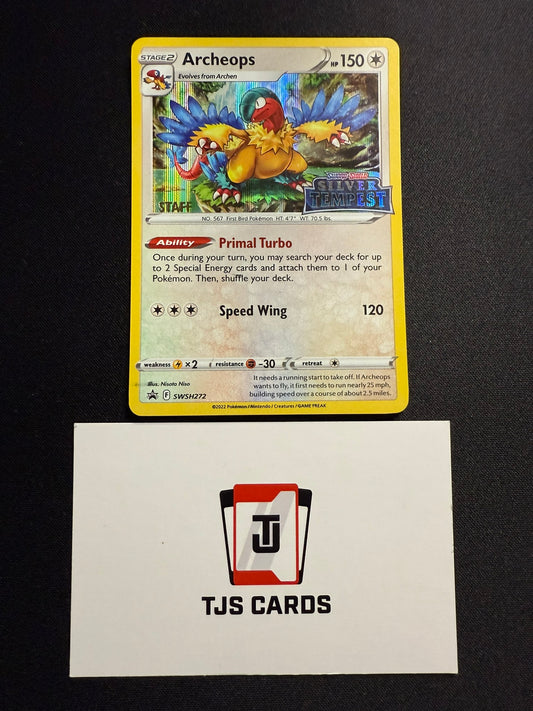 Archeops - Staff - Silver Tempest Black Star Promo SWSH272 - Pokemon