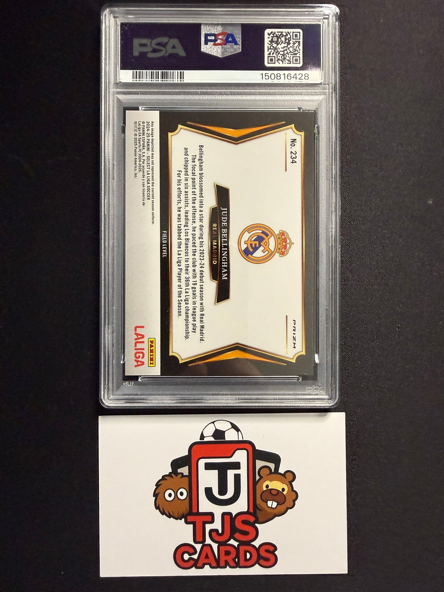 Jude Bellingham - PSA 8 - Silver Field Level - Panini Select La Liga 2024/25
