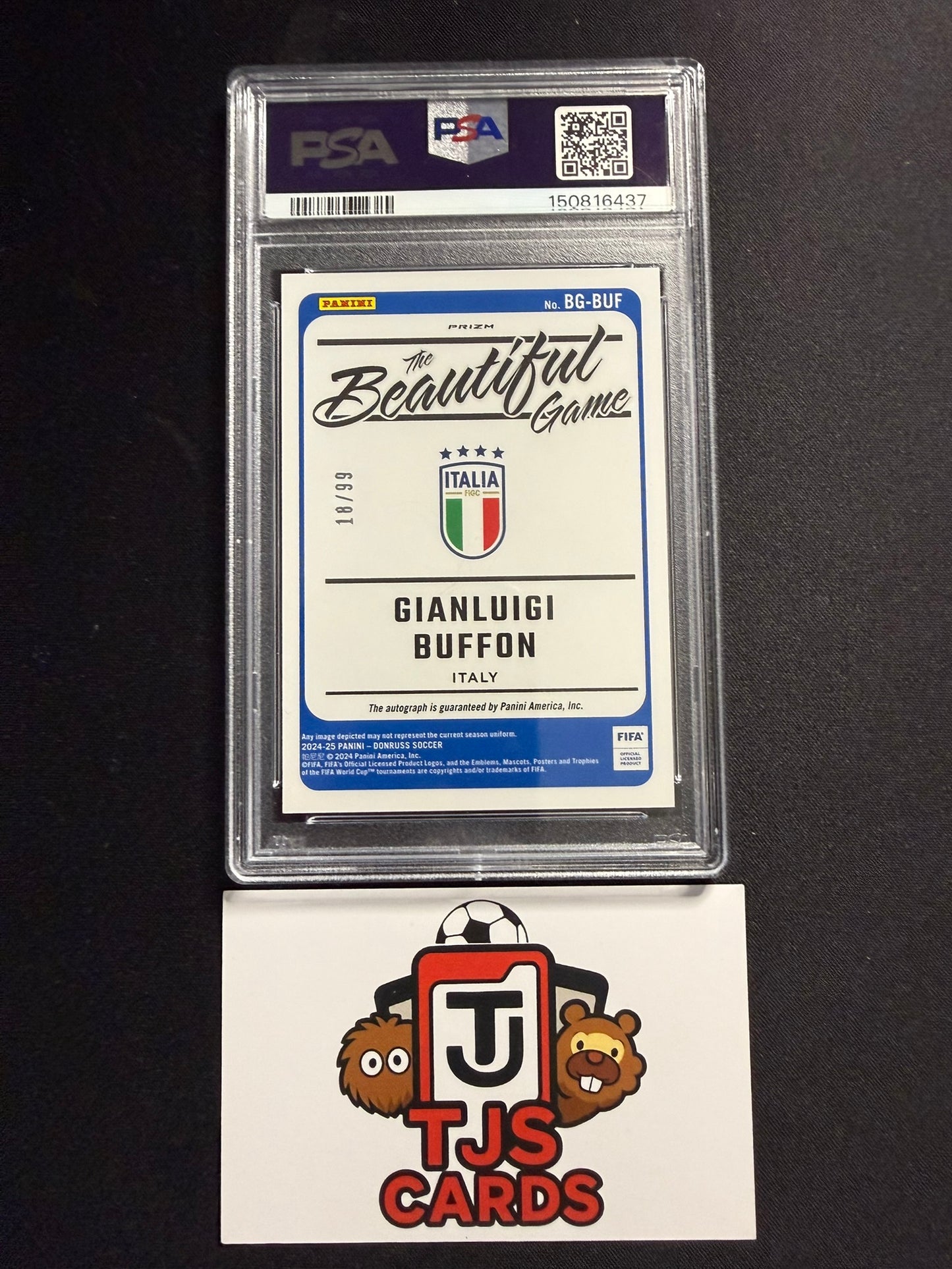 Gianluigi Buffon - PSA 10 - Dragon Scale Auto /99 - Panini Donruss 2024/25