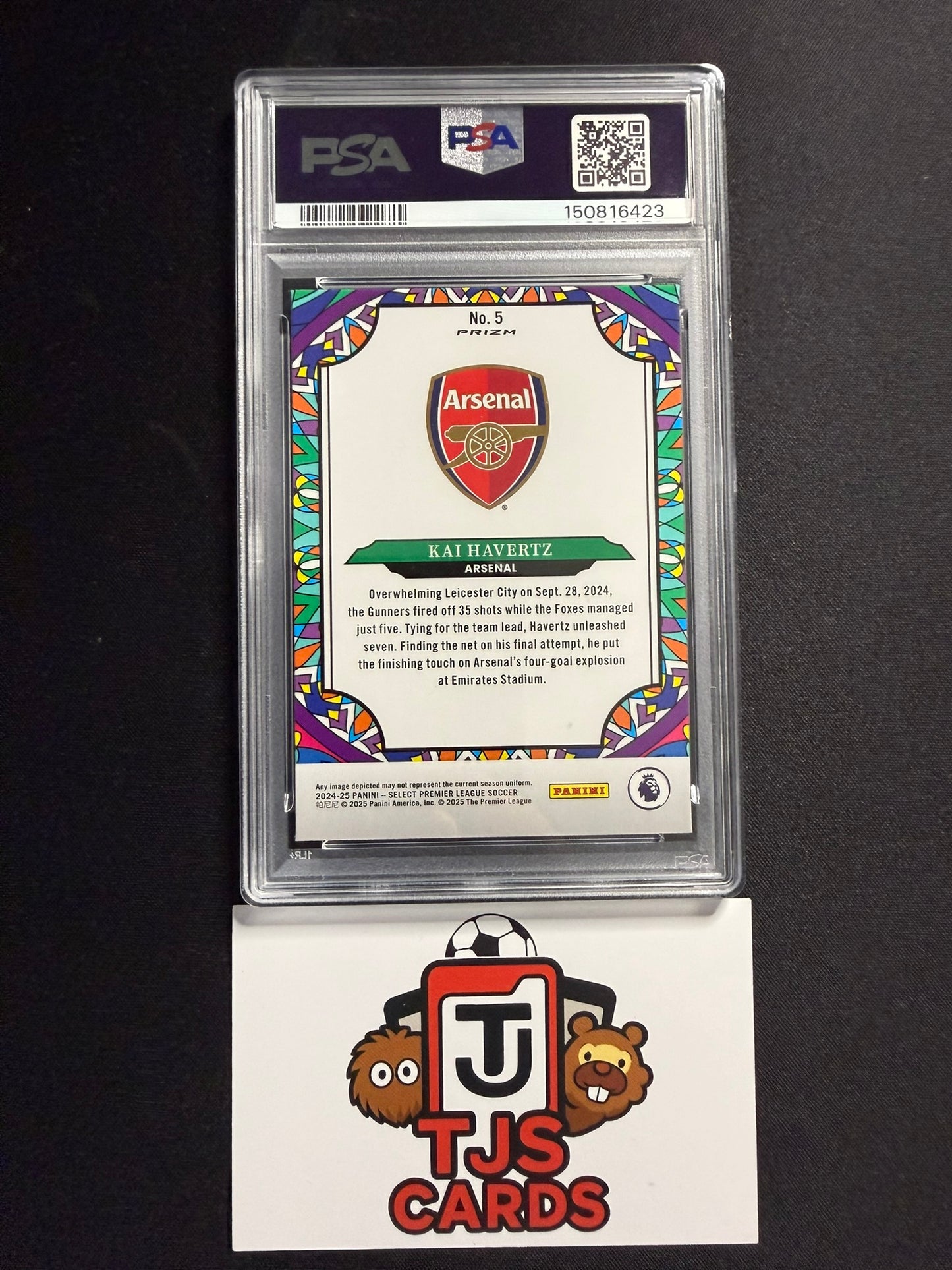 Kai Havertz - PSA 10 - Stained Glass - Panini Select Premier League 2024/25