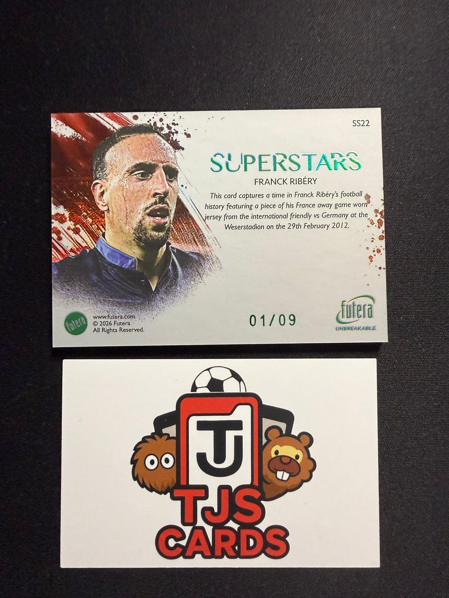 Franck Ribery - Player-Worn Patch /9 - Futera 2026