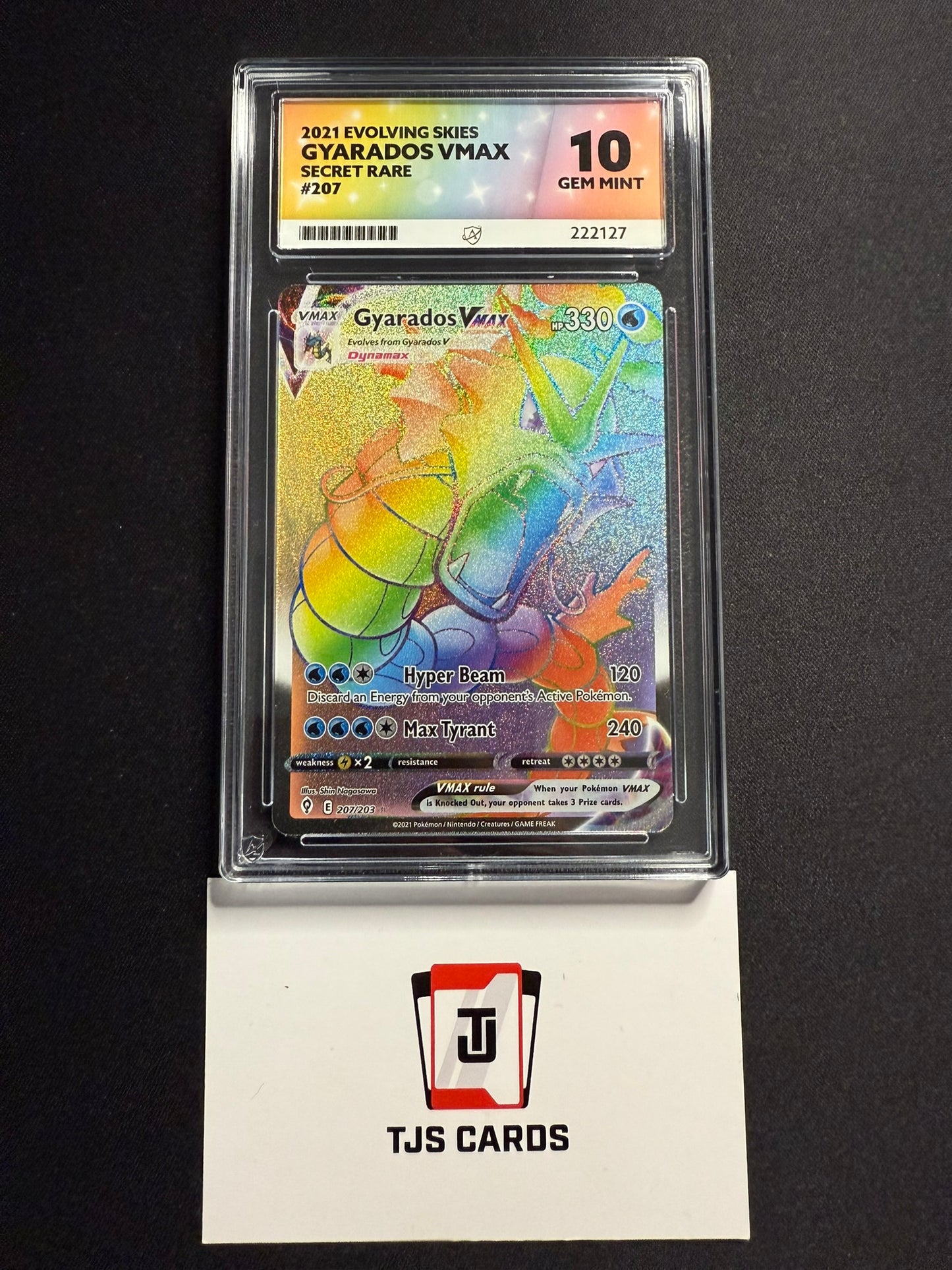 Gyarados VMAX - ACE 10 - Rainbow Evolving Skies 207/203 - Pokemon
