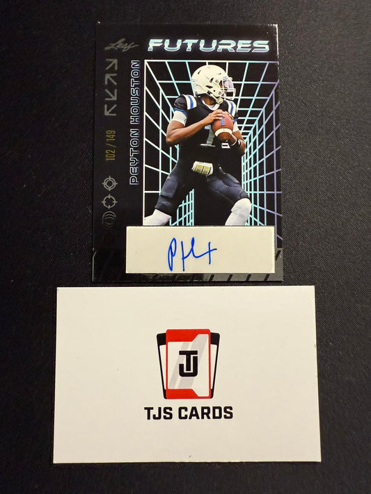 Peyton Houston - Silver Auto /149 - Leaf Futures 2024