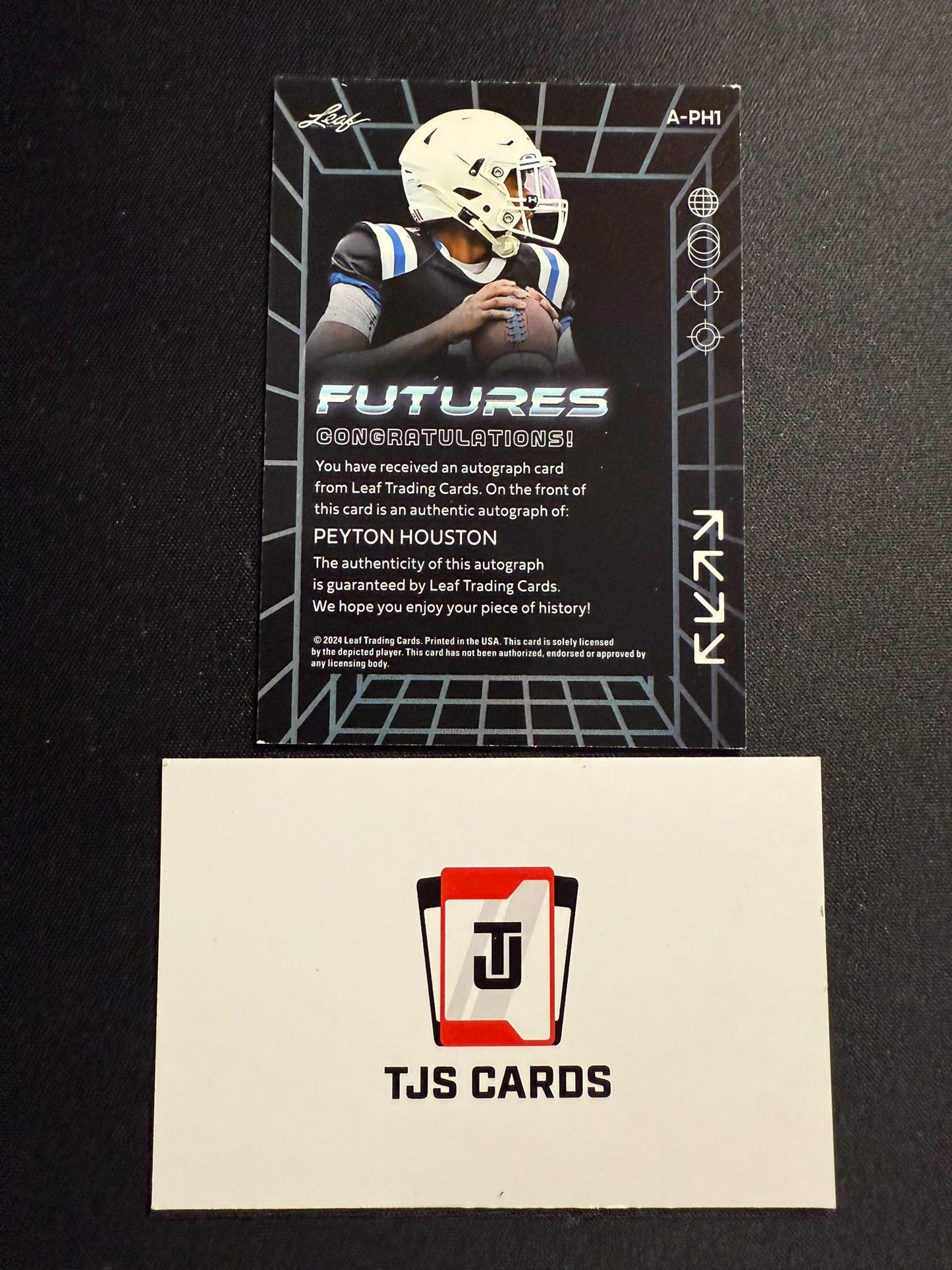 Peyton Houston - Silver Auto /149 - Leaf Futures 2024
