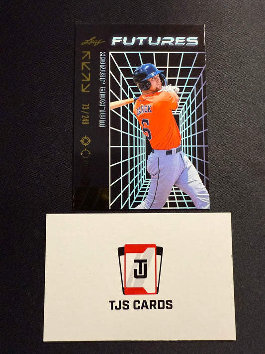 Walker Janek - Gold /249 - Leaf Futures 2024
