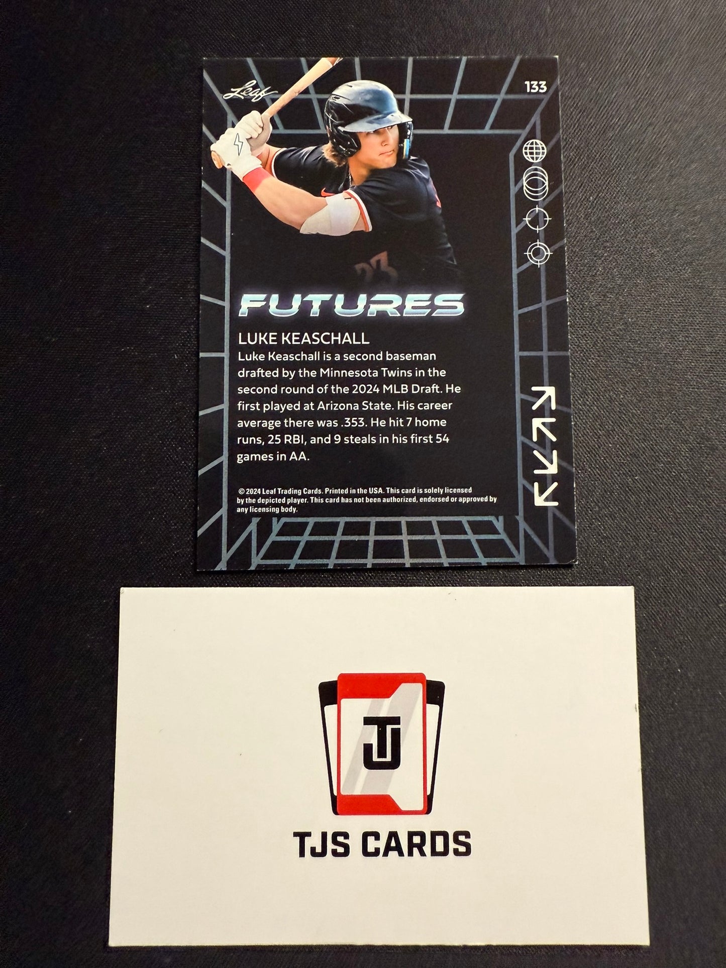 Luke Keaschall - Red /199 - Leaf Futures 2024