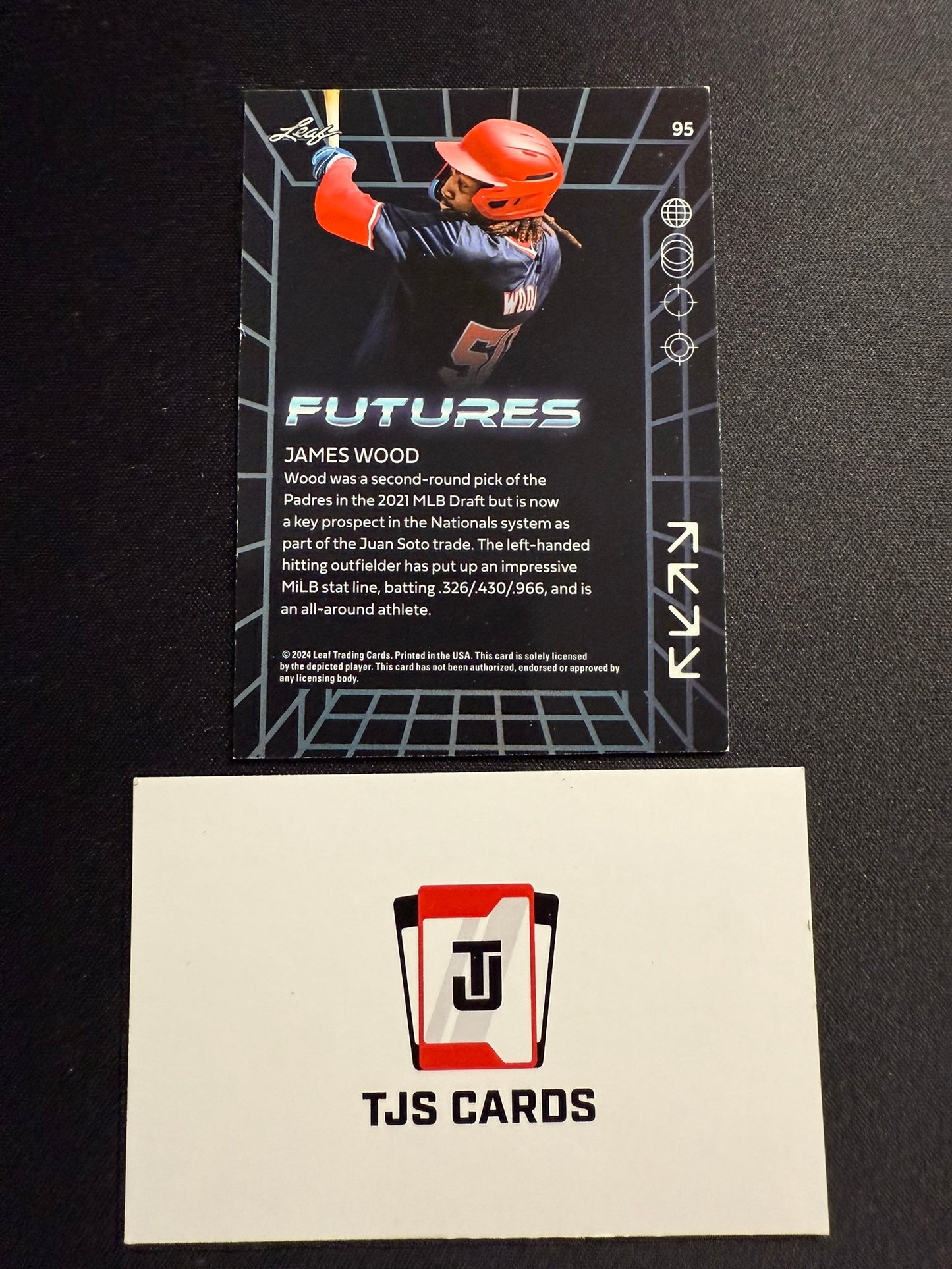 James Wood - Red /199 - Leaf Futures 2024