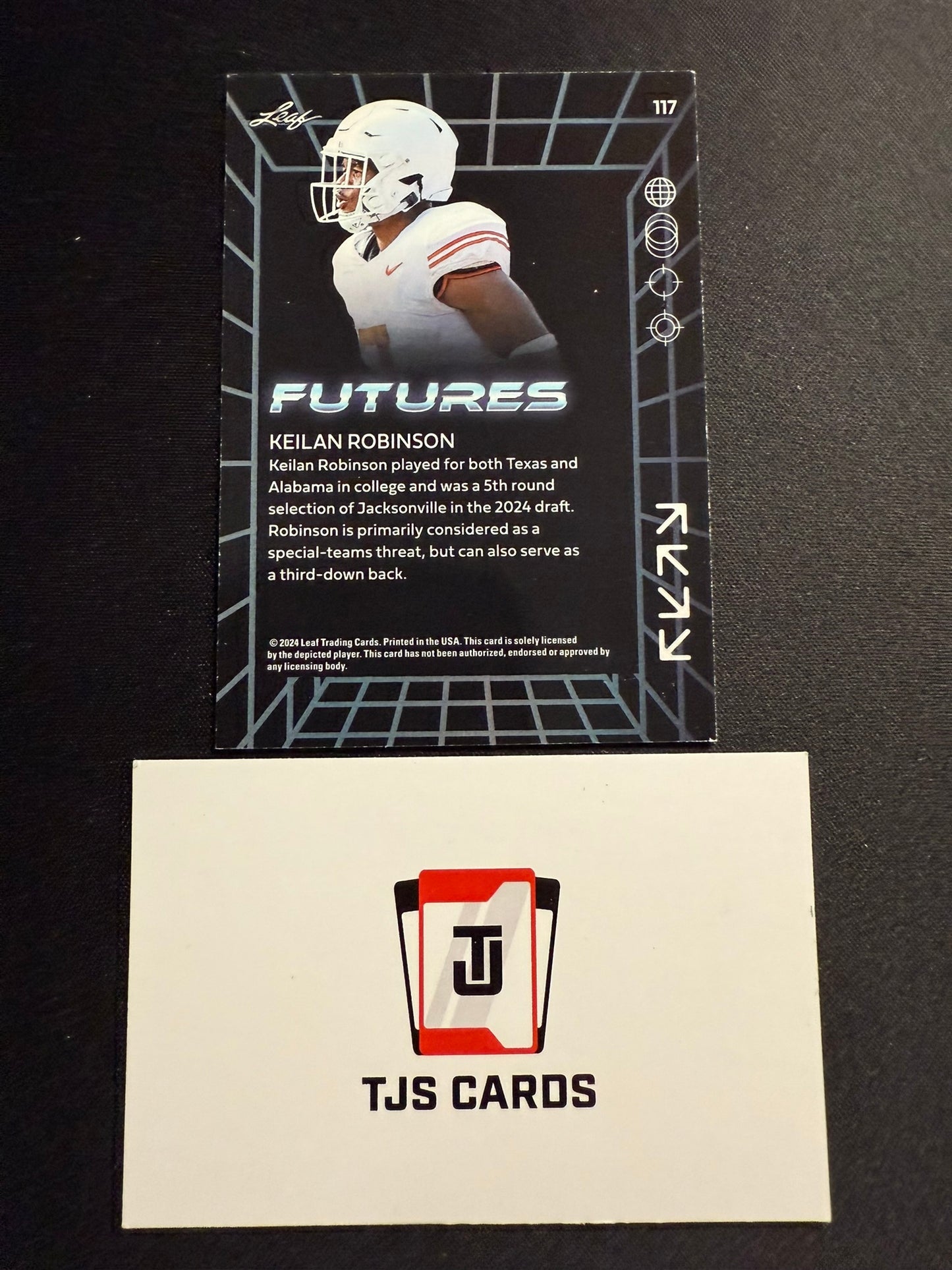 Keilan Robinson - Gold /249 - Leaf Futures 2024