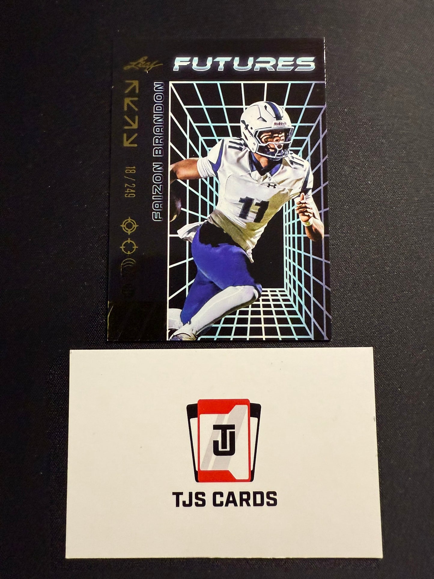 Faizon Brandon - Gold /249 - Leaf Futures 2024