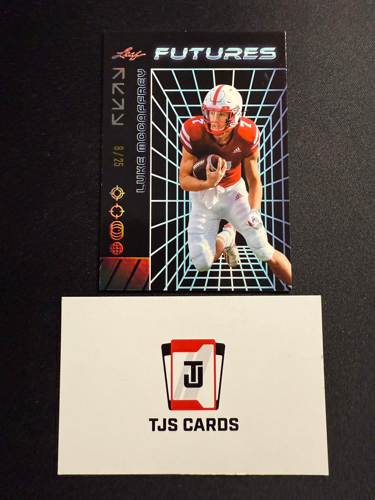 Luke McCaffrey - Silver Foil /25 - Leaf Futures 2024