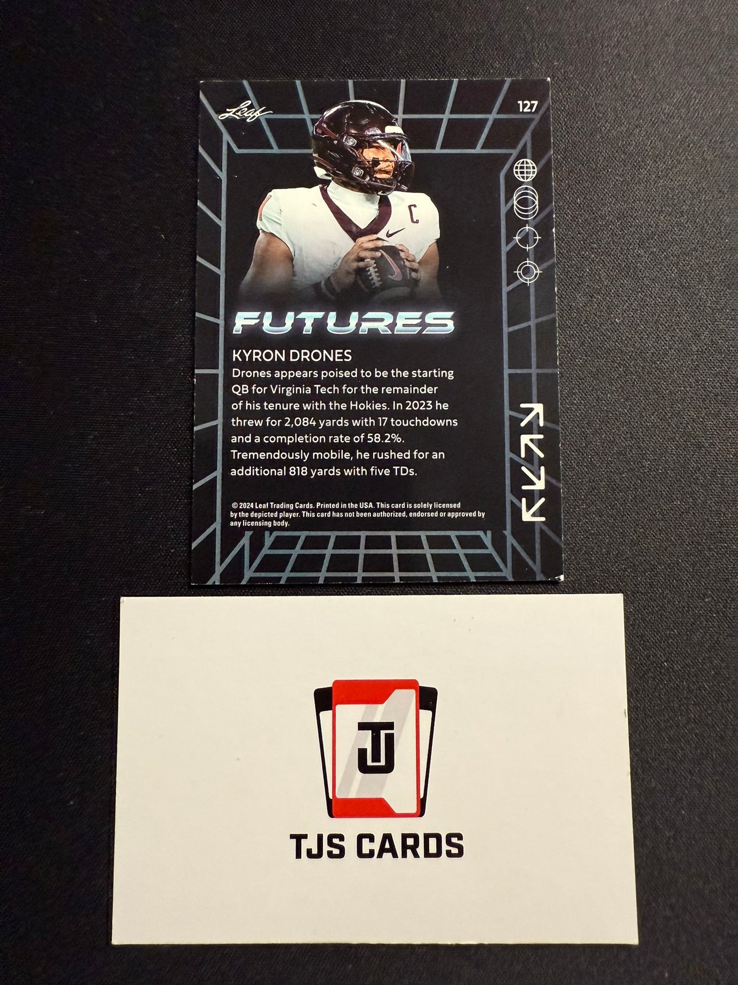 Kyron Drones - Silver Foil /25 - Leaf Futures 2024