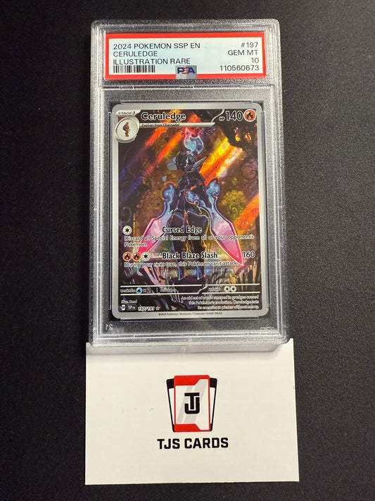 Ceruledge - PSA 10 - IR Surging Sparks 197/191 - Pokemon