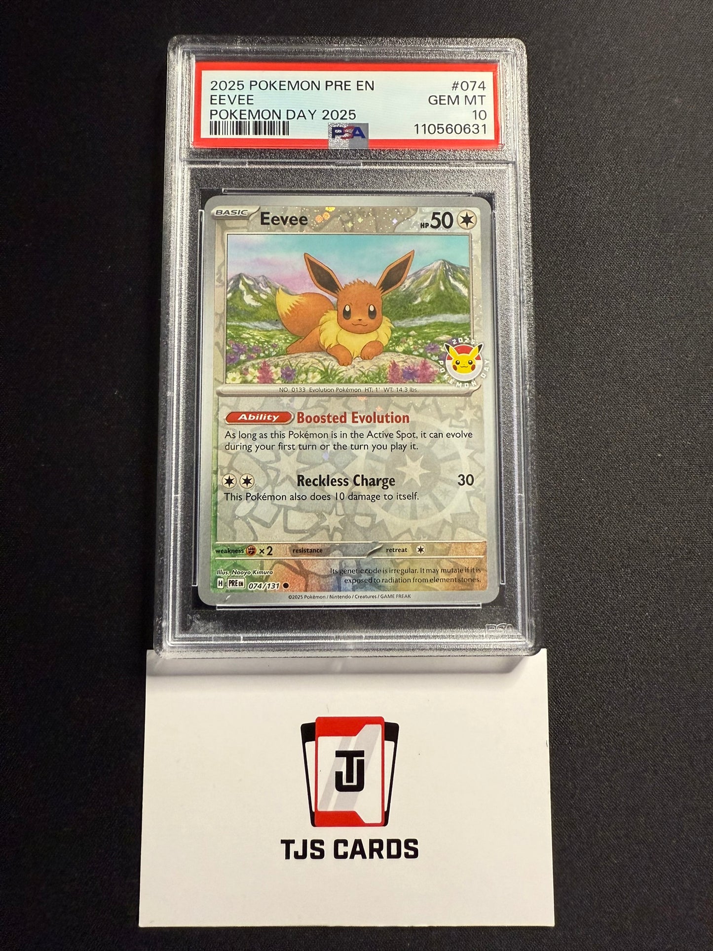 Eevee - PSA 10 - Pokemon Day Promo 2025 074/131 - Pokemon