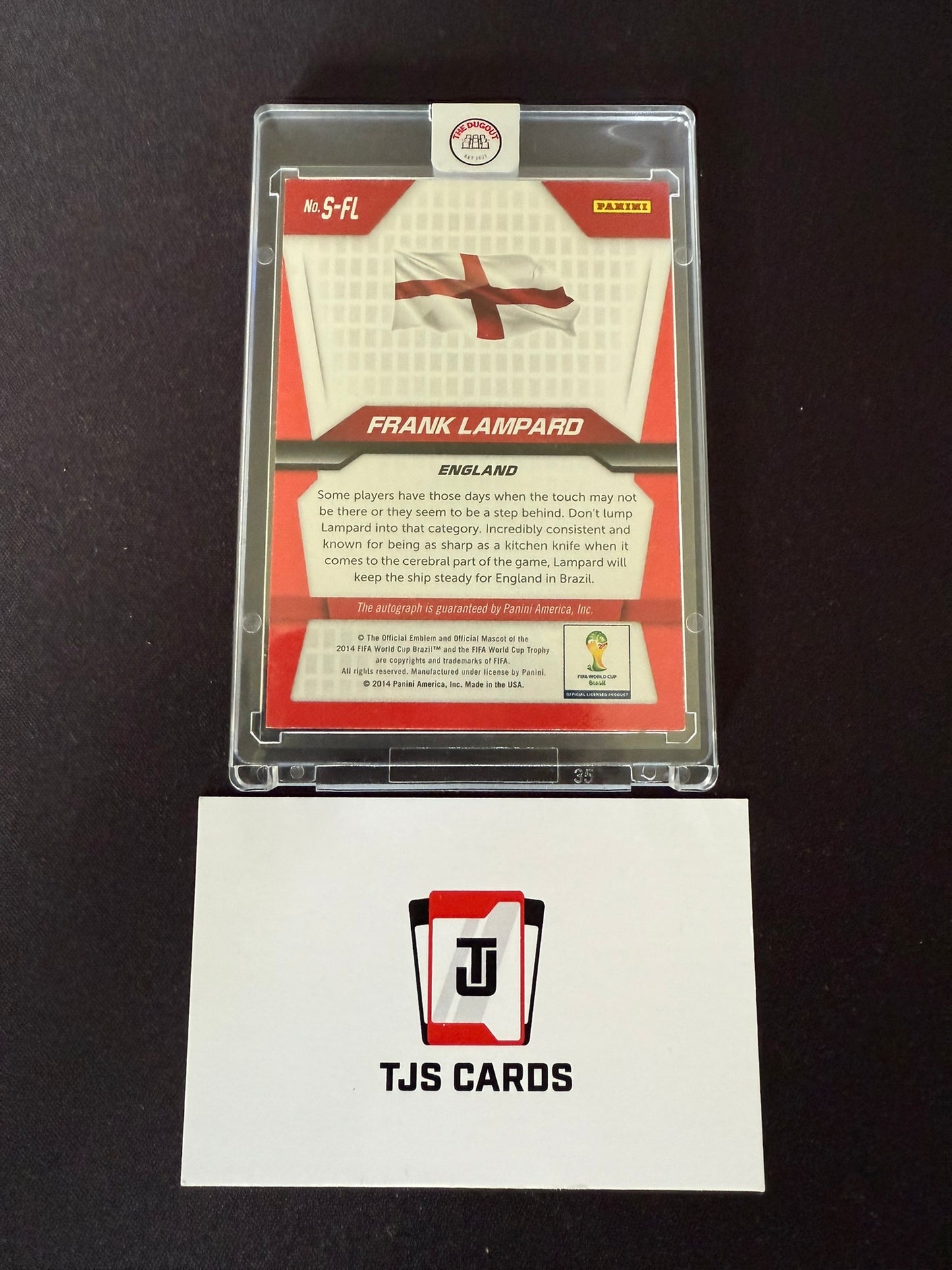 Frank Lampard - Auto - Panini Prizm World Cup 2014