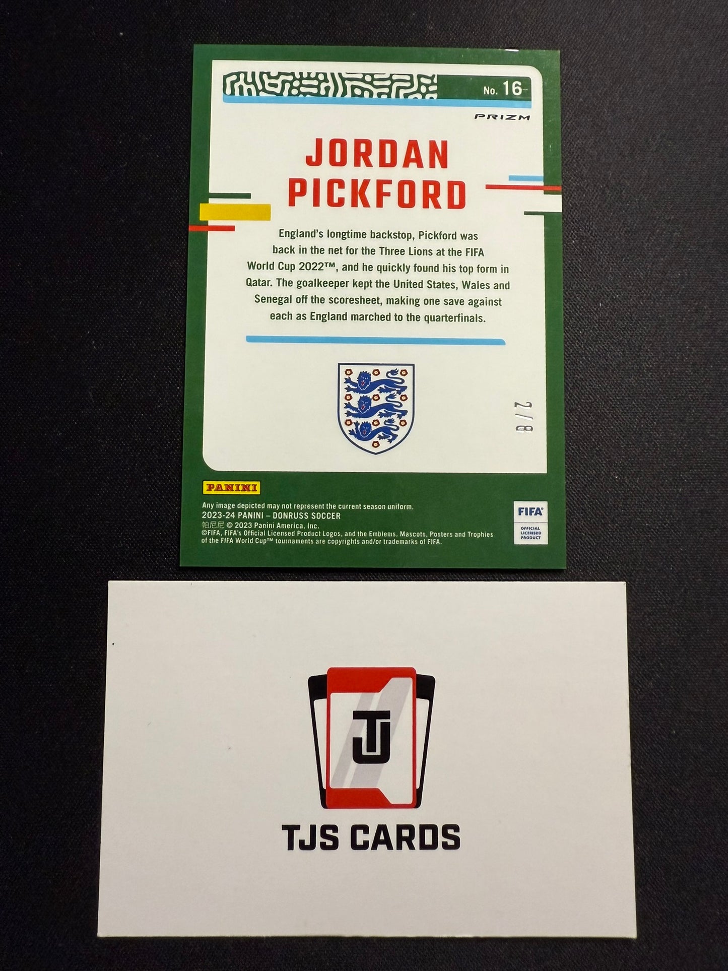 Jordan Pickford - Dragon Scale /8 - Panini Donruss 2023/24