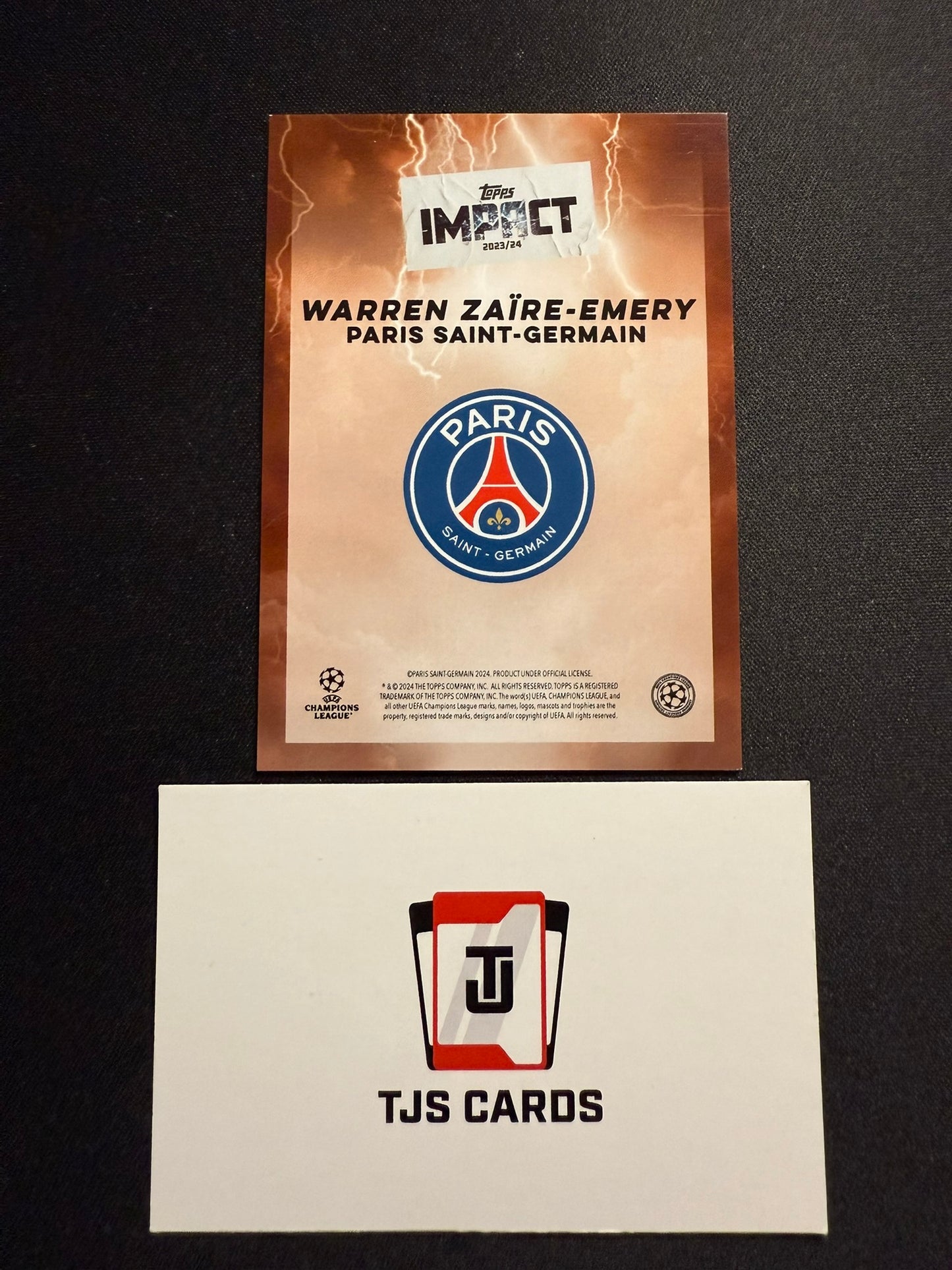 Warren Zaire-Emery - Red /5 - TOPPS Impact UCC 2023/24