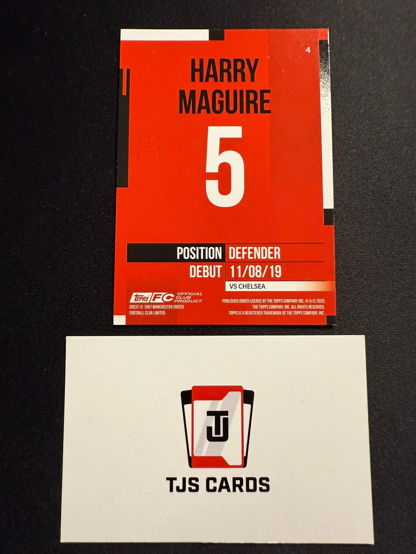 Harry Maguire - Orange /25 - TOPPS Manchester United Team Set 2024/25