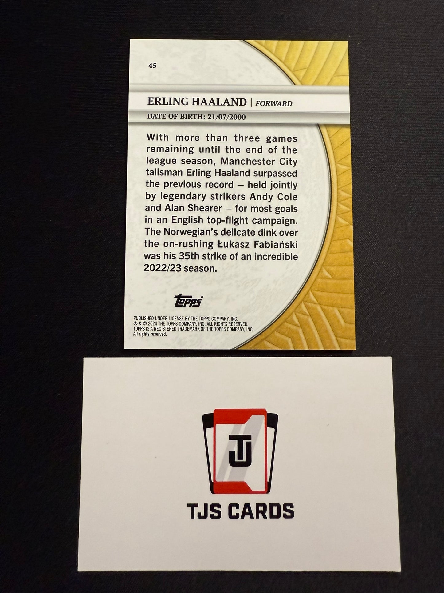 Erling Haaland - Pink /50 - TOPPS Manchester City Blue Moon 2024/25