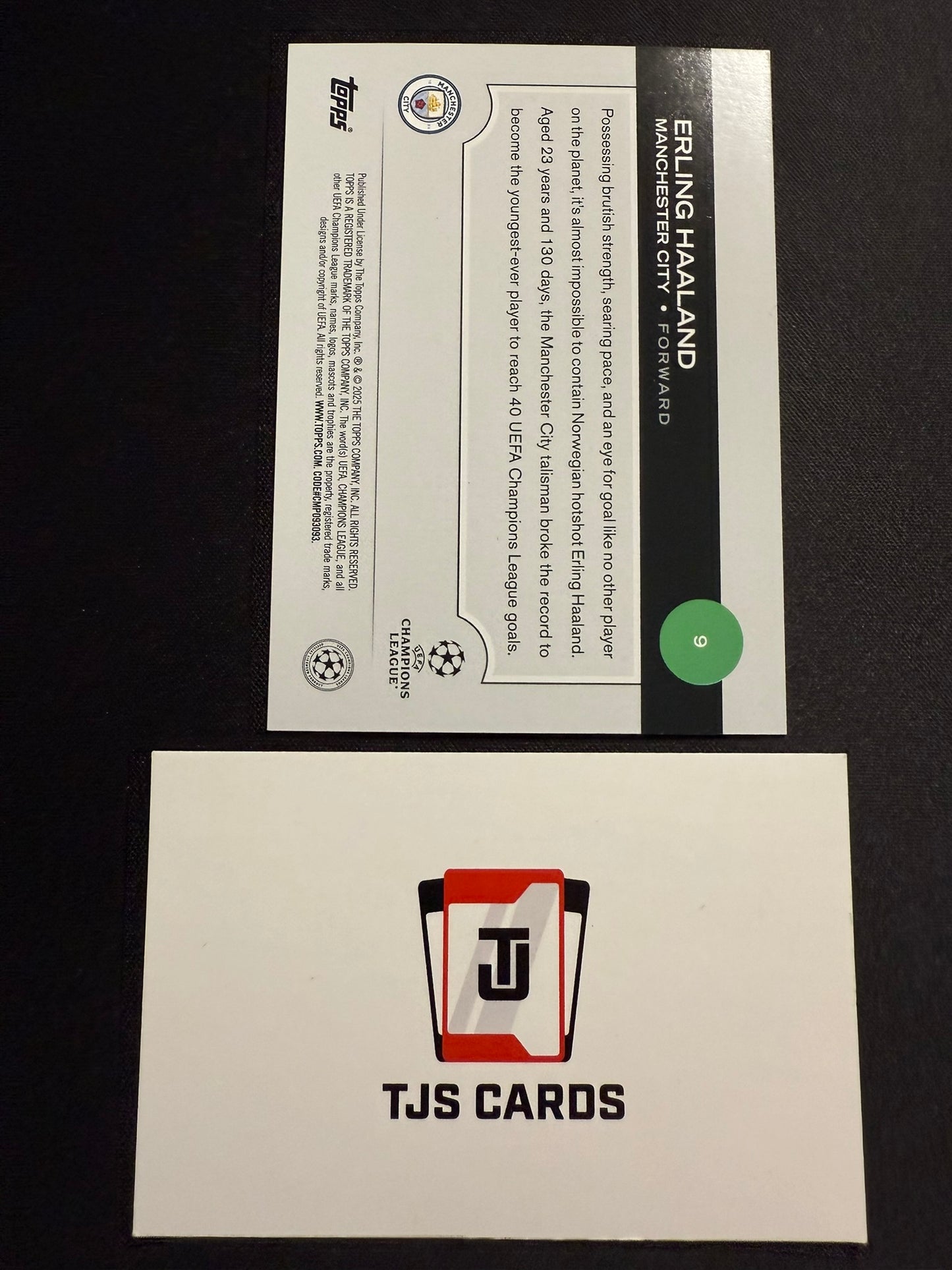 Erling Haaland - Image Variation SP - TOPPS UCC 2024/25