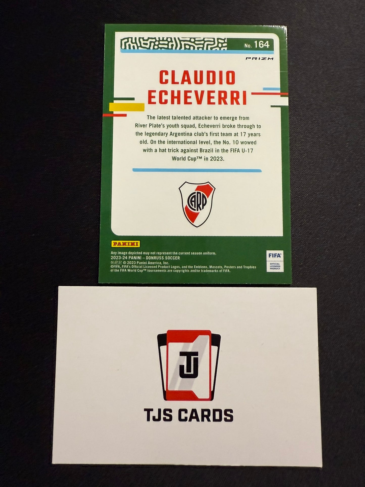 Claudio Echeverri - Rookie Argyle - Panini Donruss 2023/24