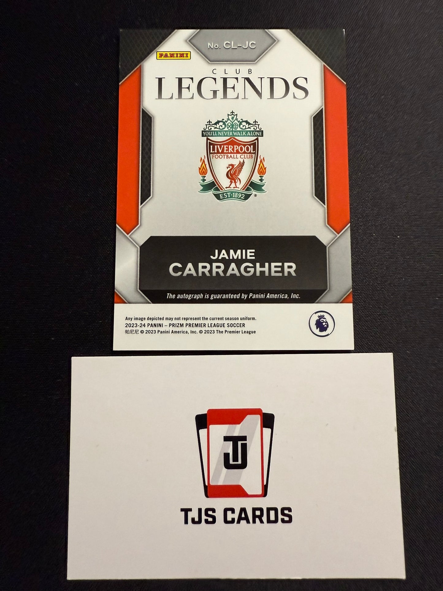 Jamie Carragher - Auto - Panini Prizm Premier League 2023/24