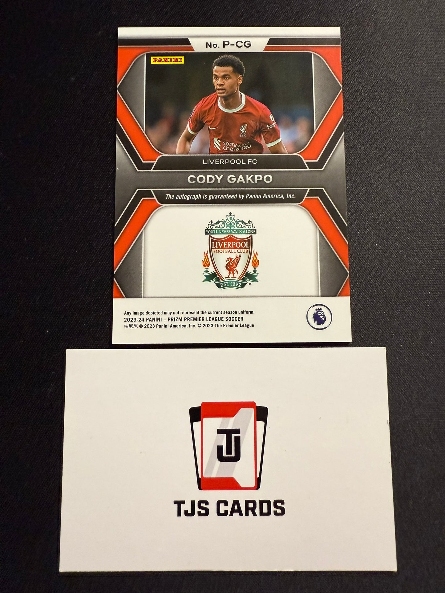 Cody Gakpo - Auto - Panini Prizm Premier League 2023/24