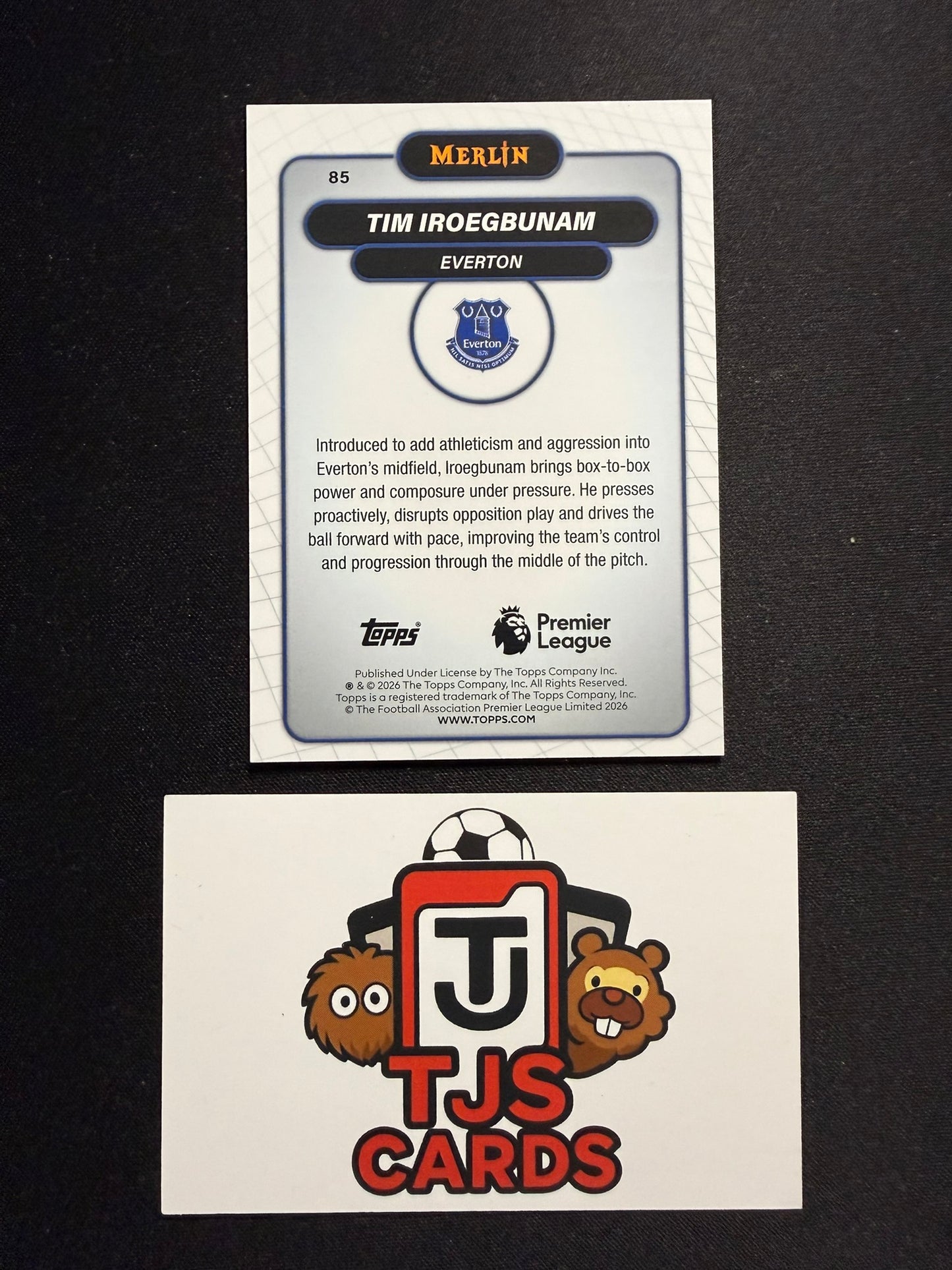 Tim Iroegbunam - Aqua Mojo /199 - TOPPS Merlin Premier League 2026