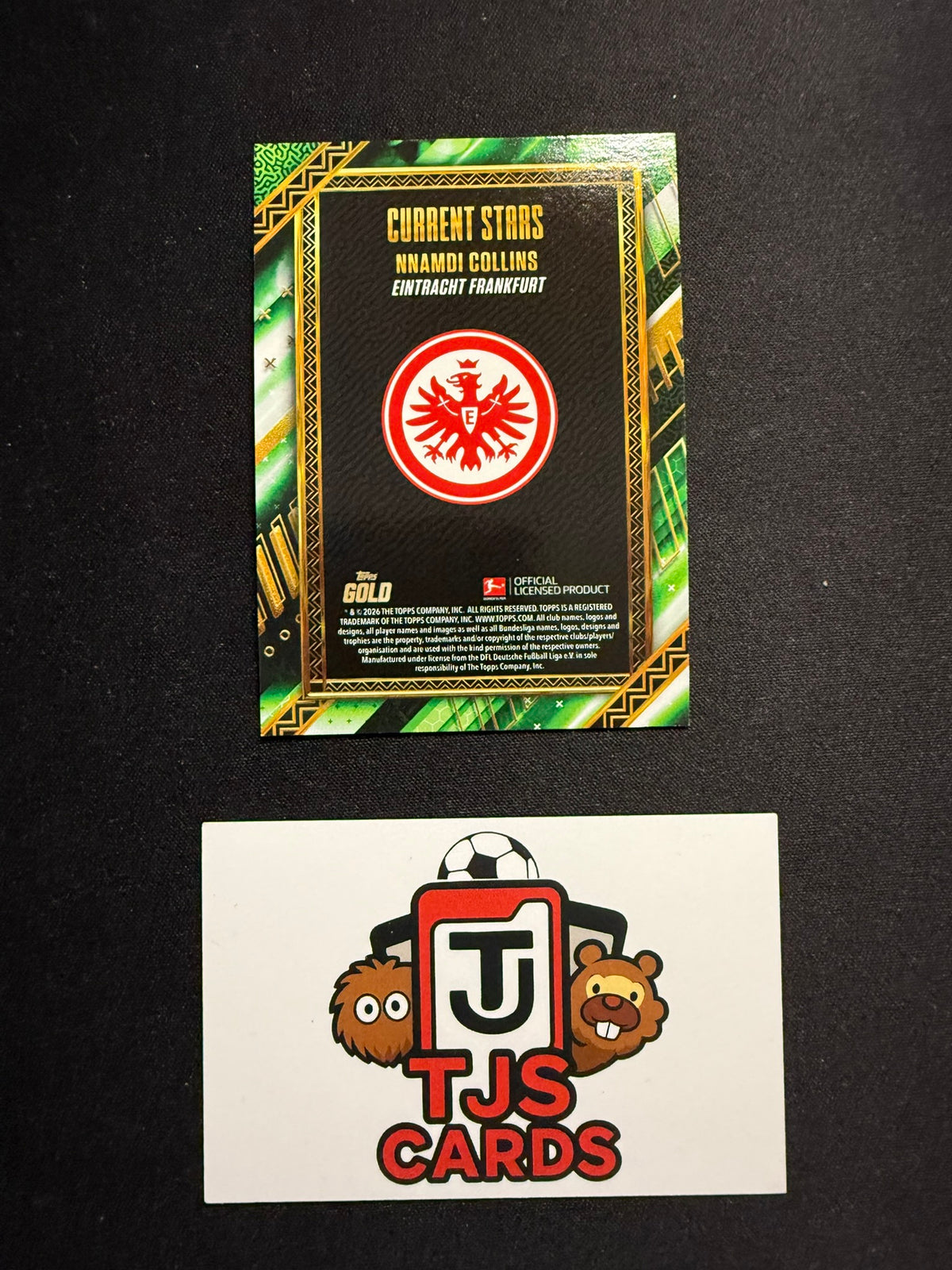 Nnamdi Collins - Green /75 - TOPPS Gold Bundesliga 2025/26