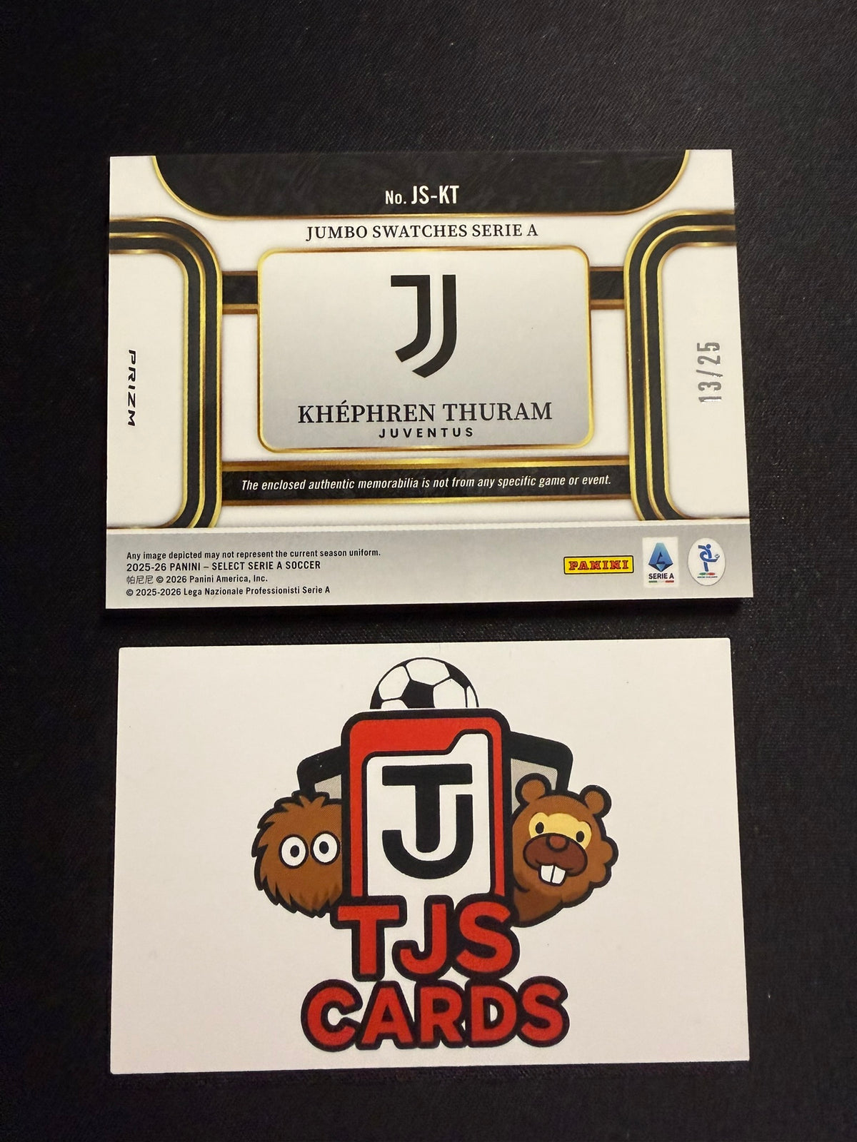 Khephren Thuram - Tie-Dye Patch /25 - Panini Select Serie A 2025/26