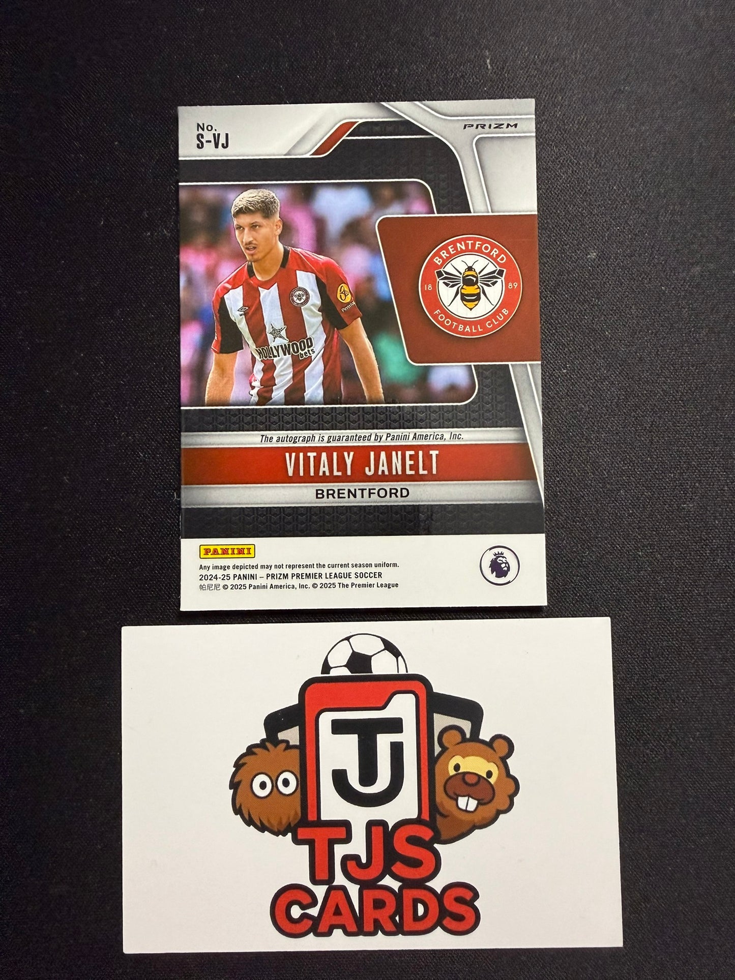 Vitaly Janelt - Choice Auto - Panini Prizm Premier League 2024/25