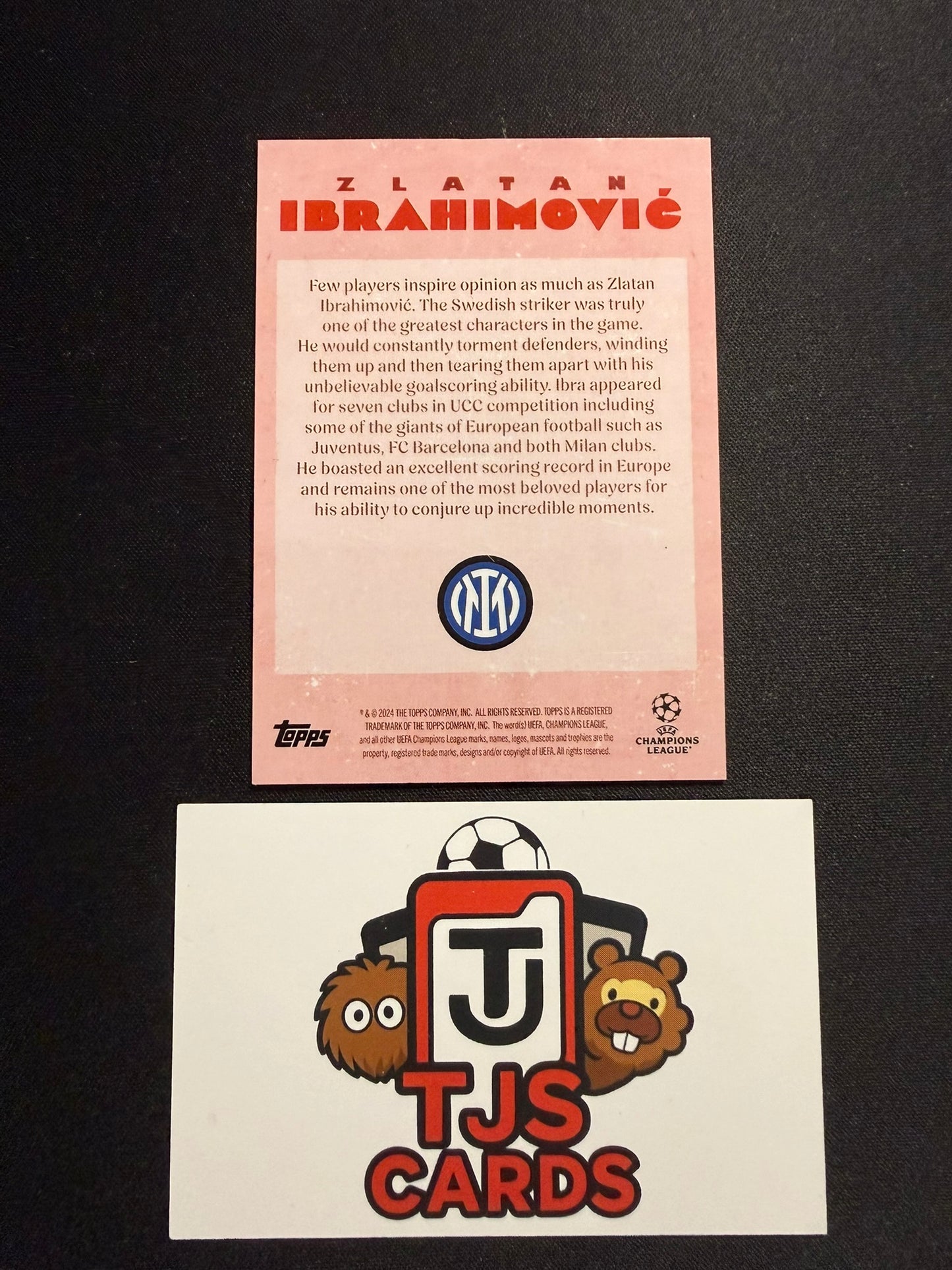 Zlatan Ibrahimovic - Red Artistry /10 - TOPPS Deco UCC 2024/25