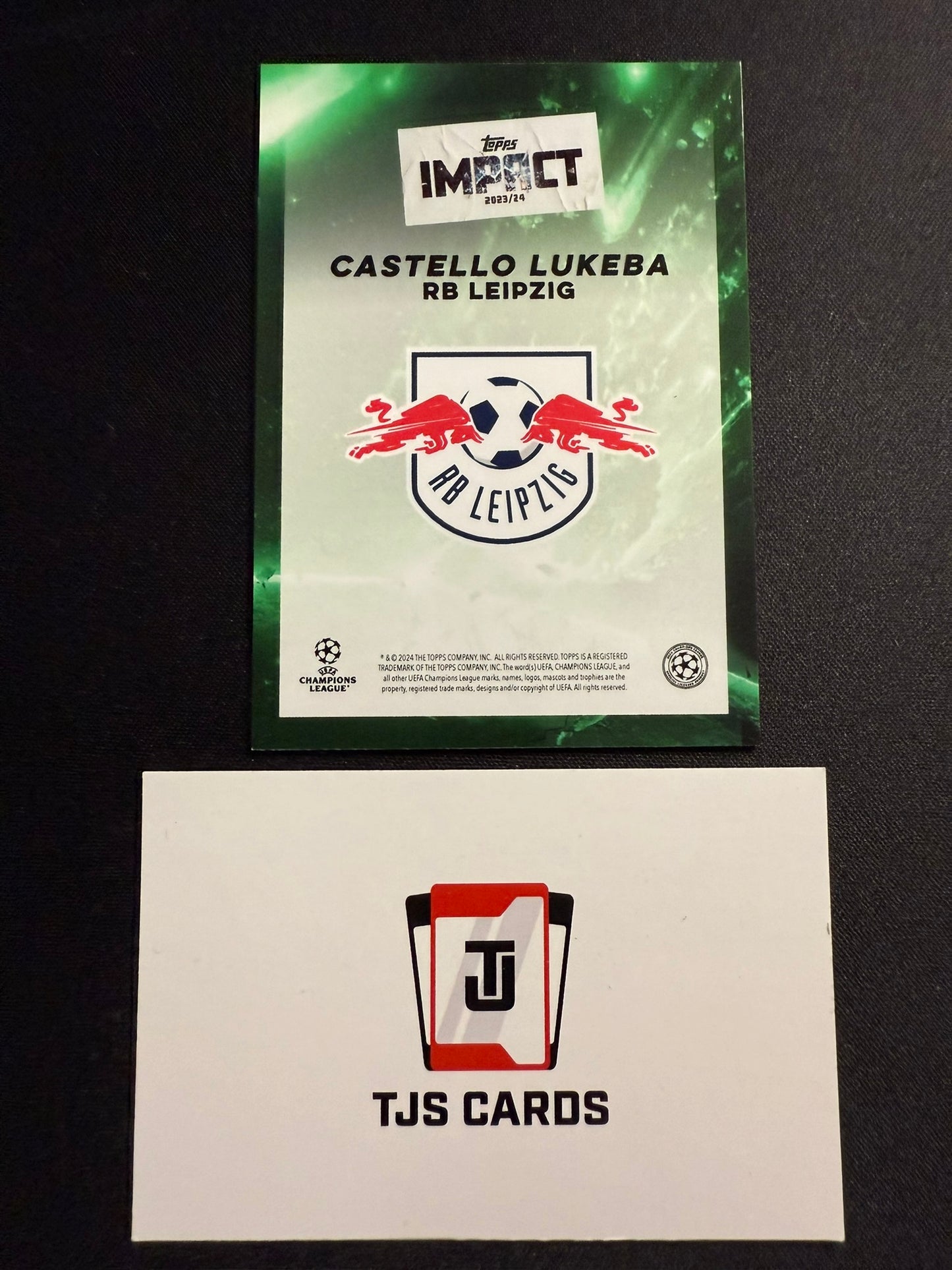 Castello Lukeba - Green Auto /99 - TOPPS Impact 2023/24