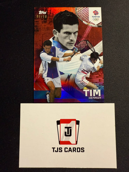 Tim Henman - Red /10 - TOPPS Team GB 2024