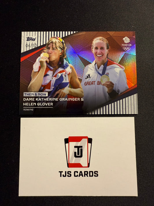 Katherine Grainger Helen Glover - Red /10 - TOPPS Team GB Stars Of Paris 2024